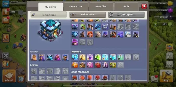 COC203 Maxed TH13 Heroes, 5 Builders, Name Change Available 